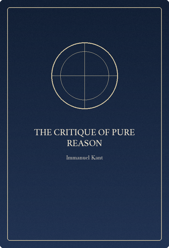 Critique of Pure Reason